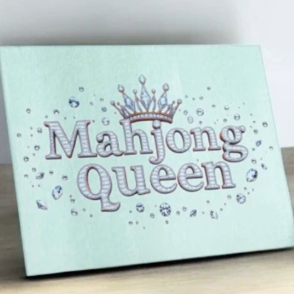 Mah Jongg Queen Cutting Board N.I.B.